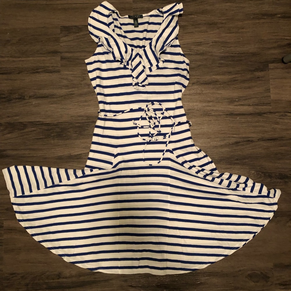 Ralph Lauren Dress Blue/White Striped 🔥